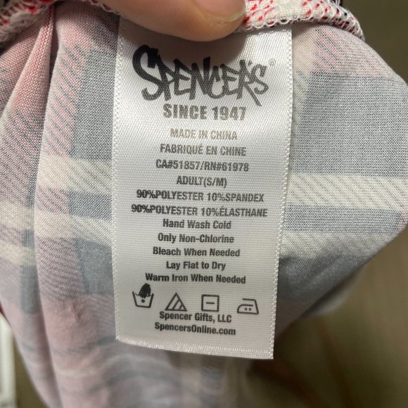 NWT Spencer's Women's Short Red and Black Skirt - Picture 4 of 4